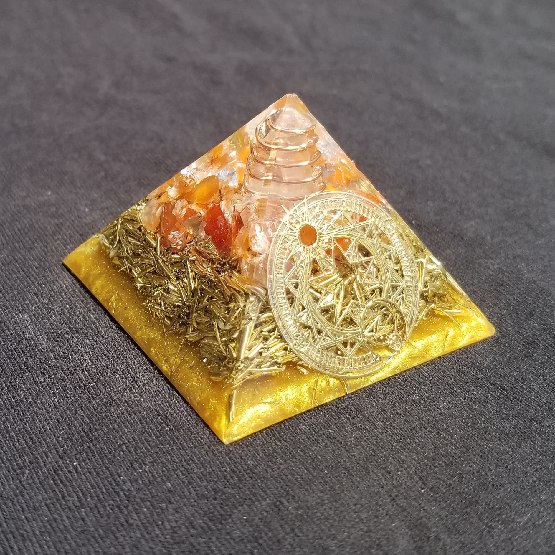 orgonite-pyramid-small-orange-solar-seal-0